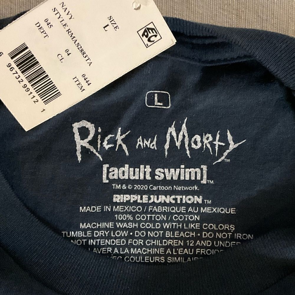 Rick and Morty Adult Swim Official Tee Shirt - Picture 3 of 3